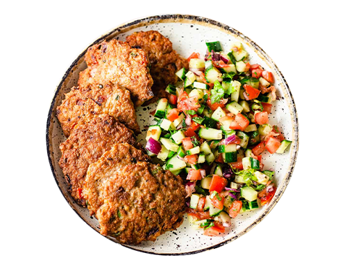 Chapli Kebabs Served at Khyber Restaurant in Middlesbrough