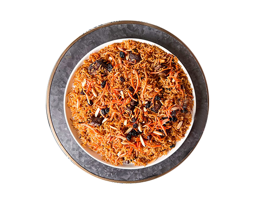 Qabli Pilau Rice Served at Khyber Restaurant in Middlesbrough